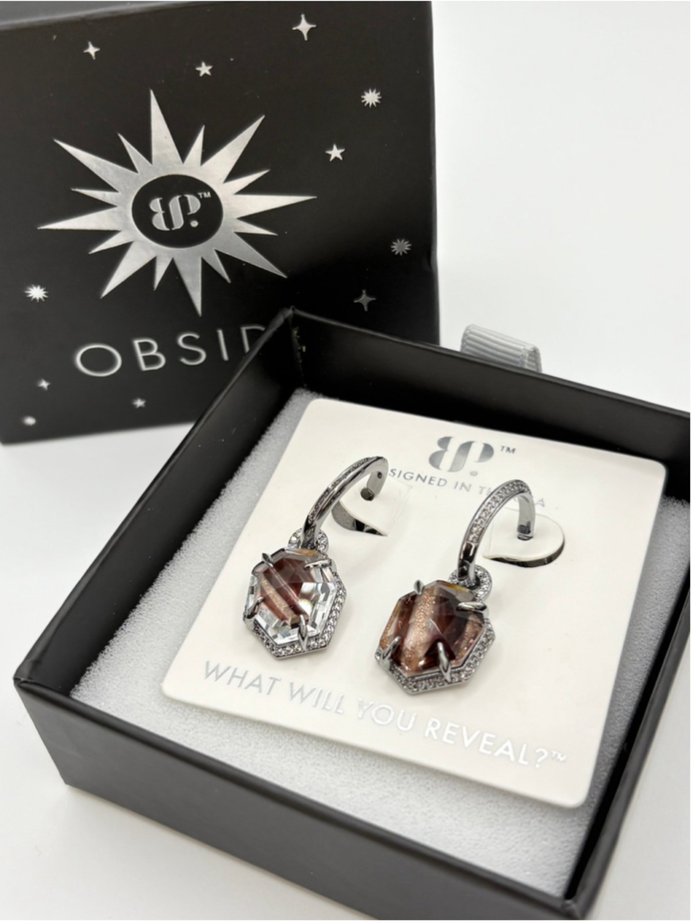 BP Obsidia Earrings - No Soft Energy